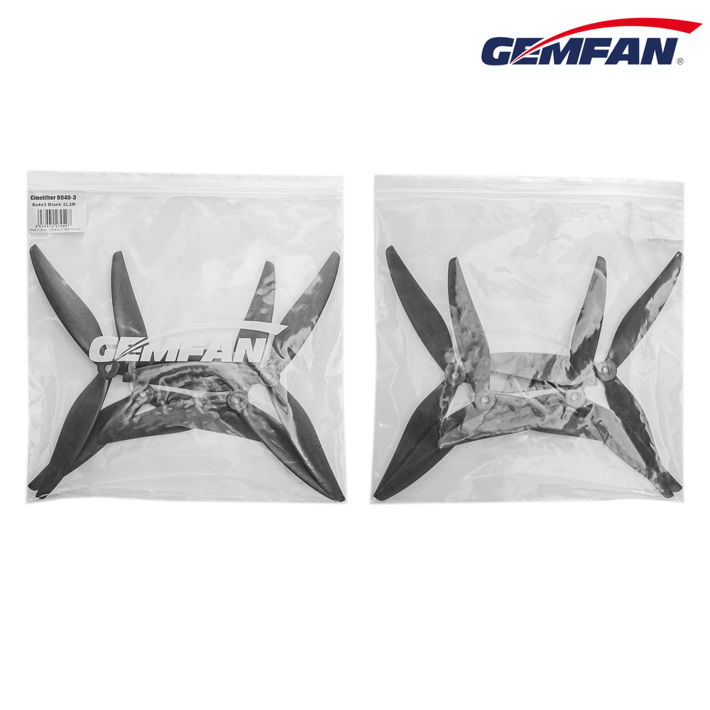 Gemfan 8040 8X4X3 3-Blade 8inc - Fpv Drone Propeller ulasan dan harga